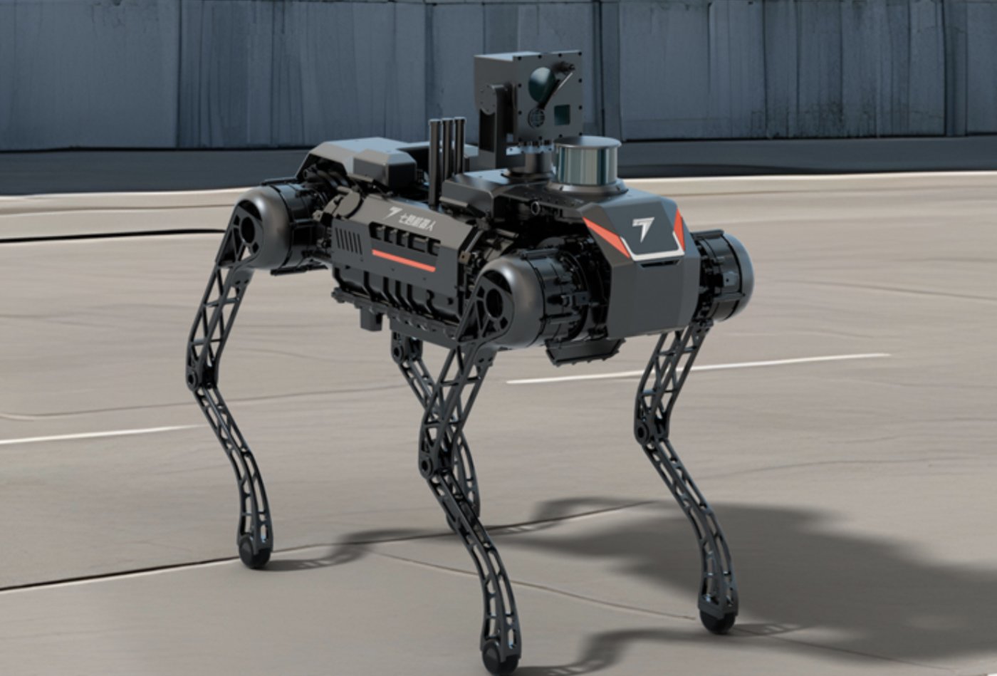 防爆四足机器人，图源：七腾机器人官网