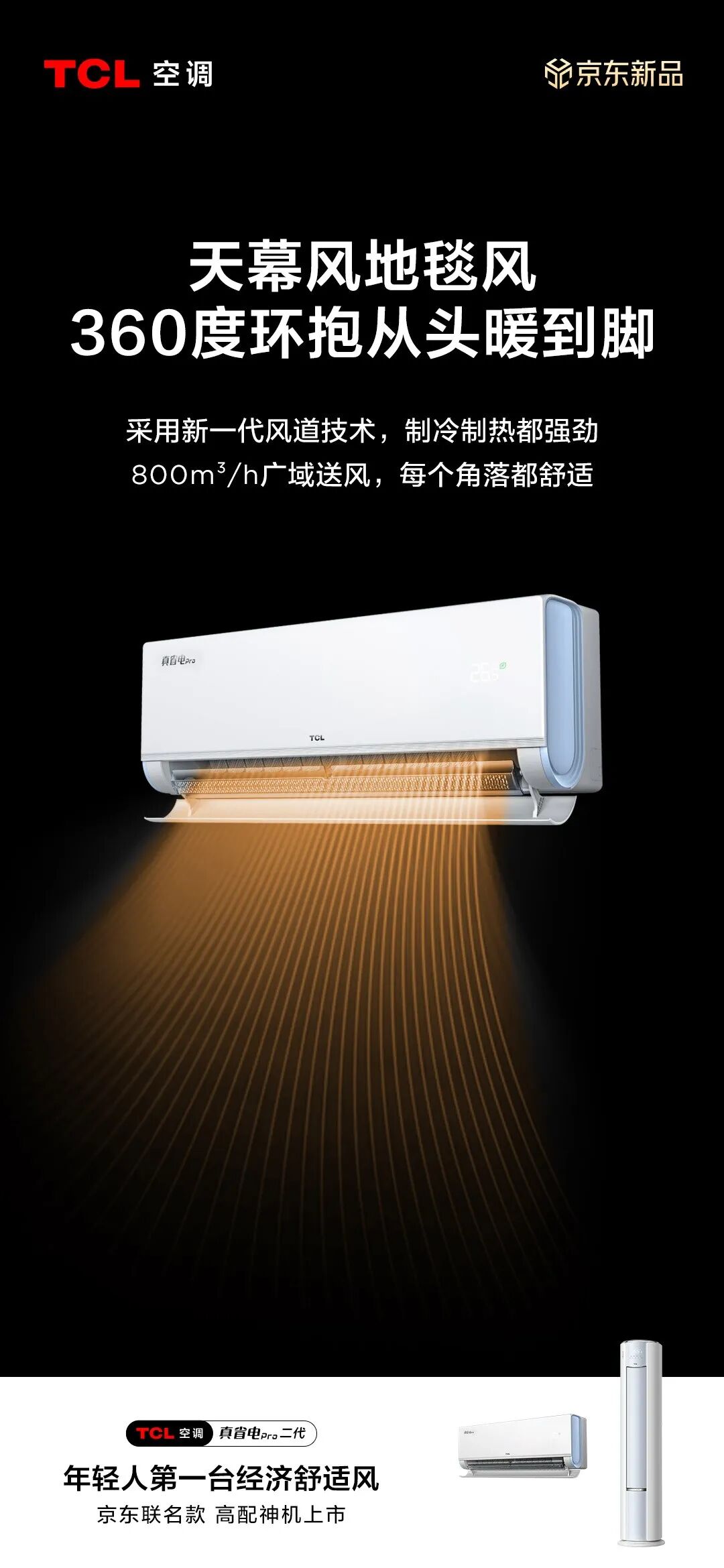 不玩概念，只拼内功：TCL真省电Pro二代，做年轻人的经济舒适风空调-家电圈官网