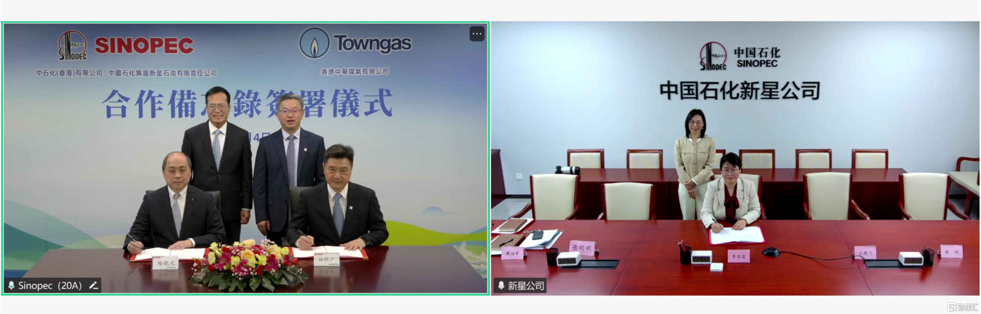香港能源界合作 香港中华煤气(0003.HK)伙拍中石化系 布局氢能及绿色燃料_财富号_东方财富网