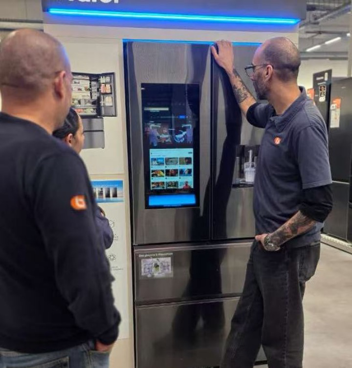 法国店员：用“新鲜”的Horizon冰箱观看海尔Horizon上市直播-家电圈官网