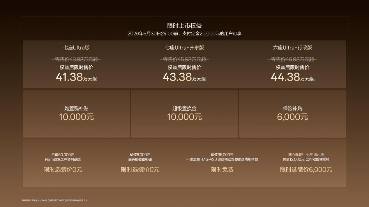 极氪009焕新上市：击穿高端MPV天花板的技术平权