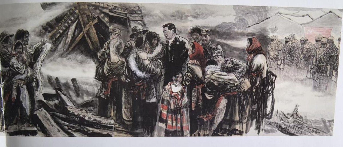 千年不忘的历史记忆  ——著名画家张清智创作百米长卷《2008·中国汶川》回望-科记汇