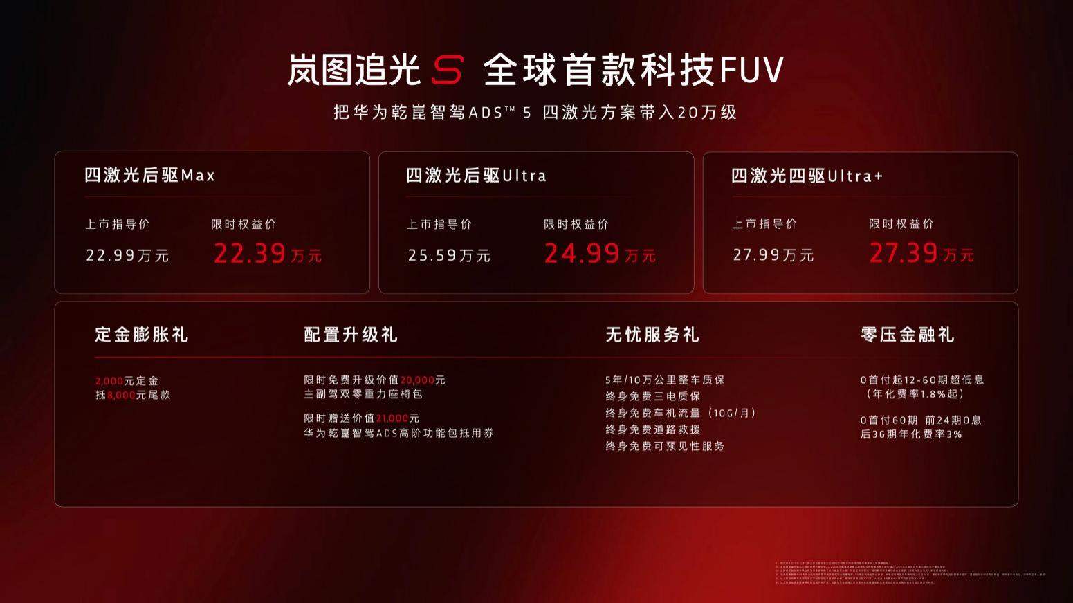 杨洋亲测不想下车! 岚图追光S限时权益价仅22.39万元起 杨洋亲测不想下车! 岚图追光S限时权益价仅22.39万元起