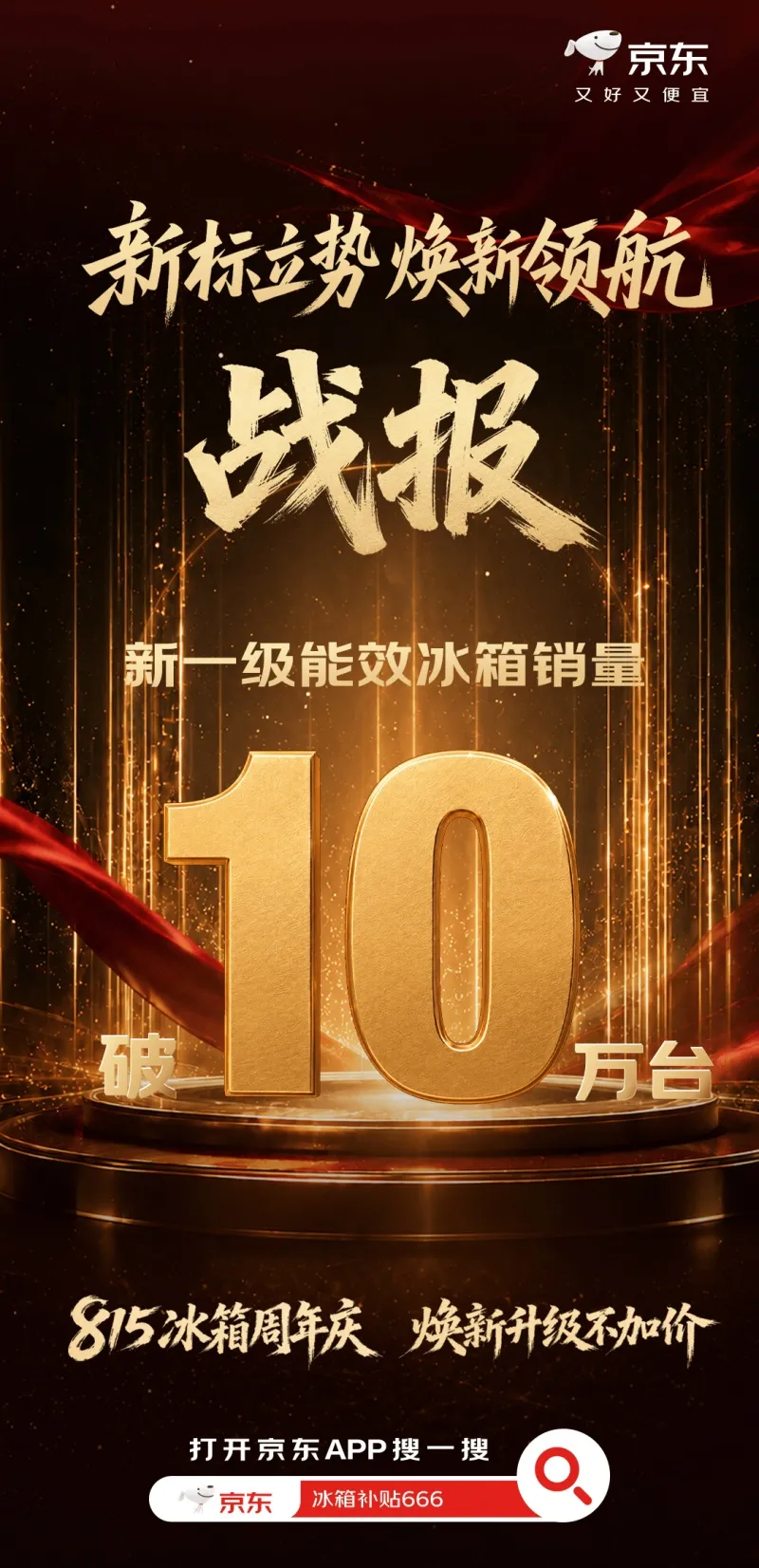 30小时售出10万台,京东凭什么成为新一级能效冰箱“绝对主场”?-家电圈官网