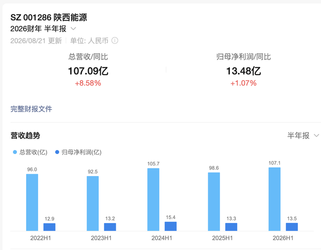 被错杀的陕西能源，本质还是好公司，陕西发电唯一国资上市公司