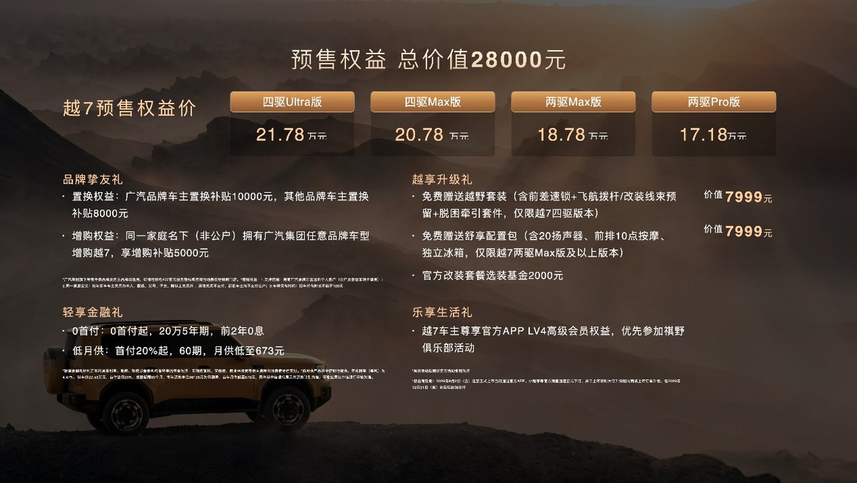 全场景智享硬核SUV 传祺越7开启预售 权益价17.18万-21.78万-科记汇