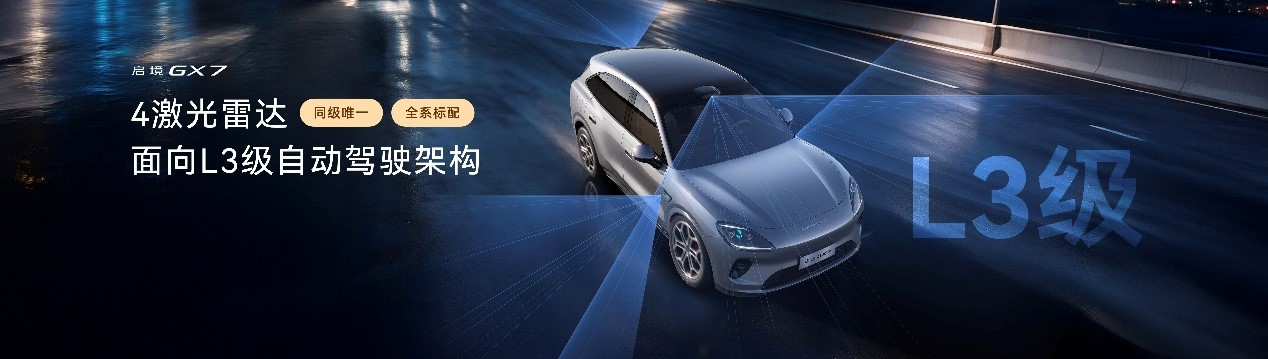 搭载华为七大汽车智能化解决方案，启境GX7正式预售24.99-31.19万，开创阔五座全新品类-科记汇