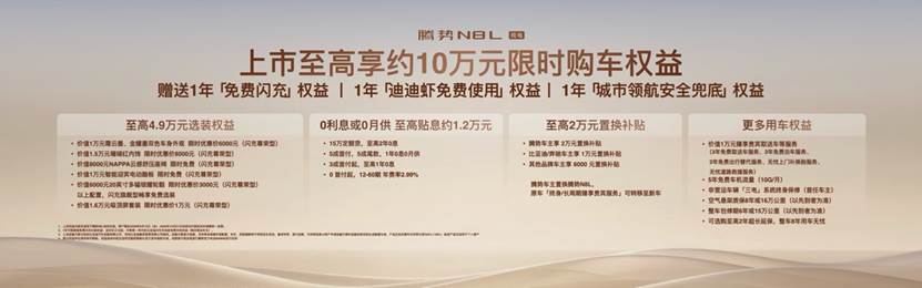 首搭AI超级智能体迪迪虾,腾势N8L纯电上市29.98万元起-科记汇
