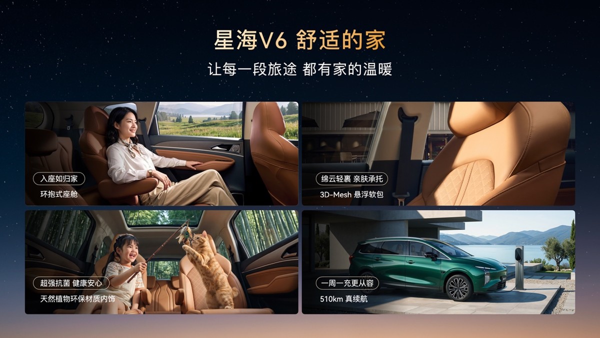 华系大六座星海V6正式上市9.99万元起！高端智驾迈入十万时代-科记汇