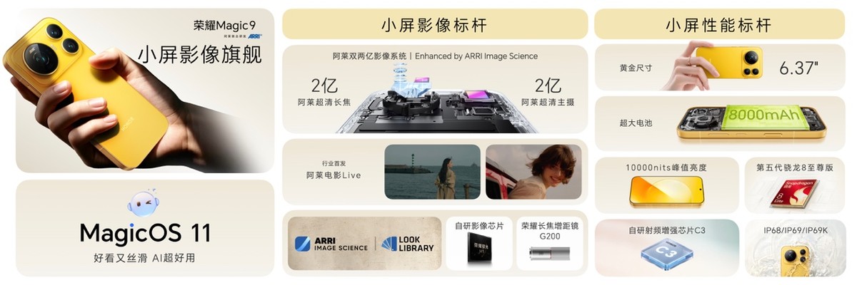 荣耀Magic9 系列正式发布，全明星旗舰阵容覆盖满配影像、小屏旗舰与极致性能，售价4499元起-科记汇