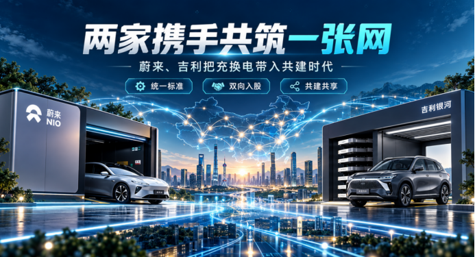 两家携手，一张大网：蔚来、吉利要把换电从护城河变成公共路