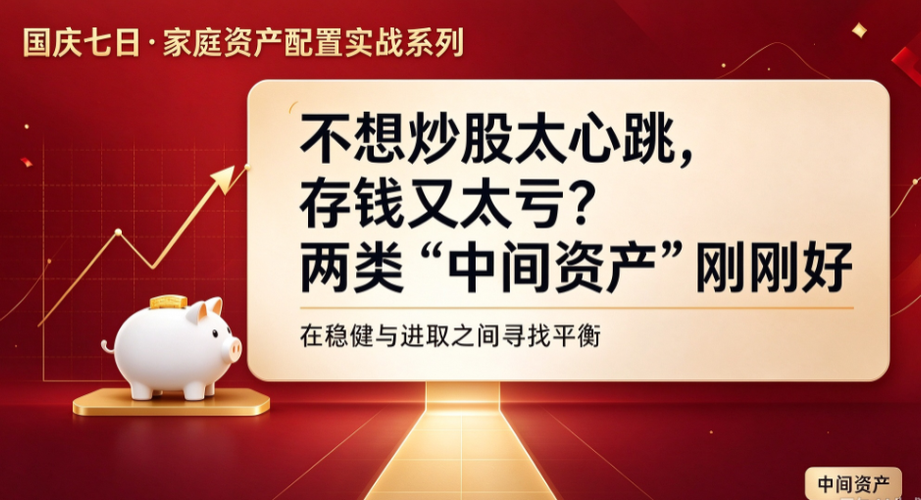 Day 5：不想炒股太心跳，存钱又太亏？这两类“中间资产”刚刚好