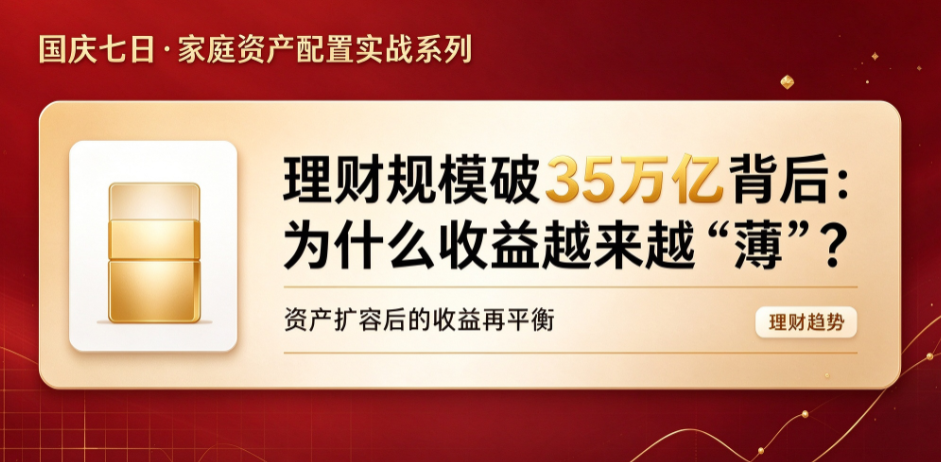 Day 3：理财规模破35万亿背后：为什么你的理财收益越来越“薄”？