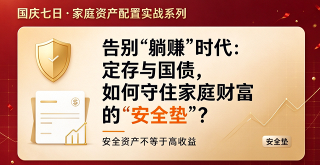 Day2：告别“躺赚”：定存与国债，如何守住家庭财富“安全垫”？