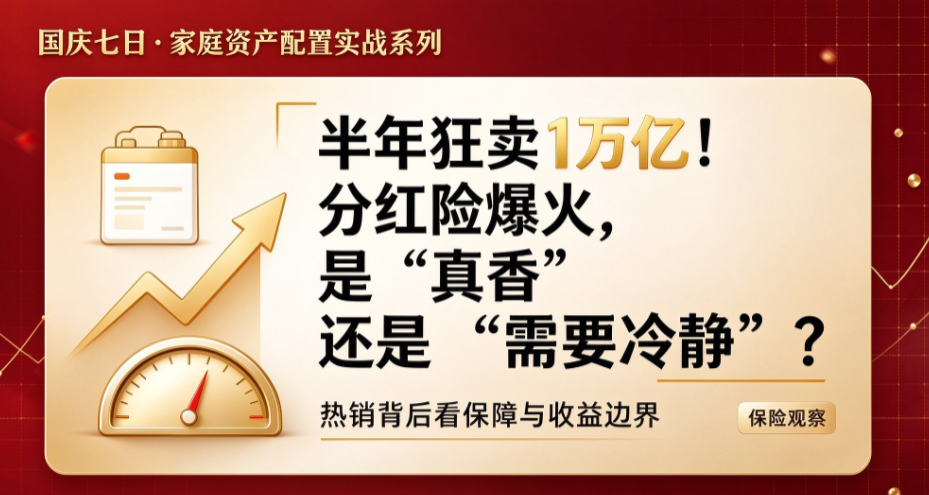 Day4：半年狂卖1万亿！分红险爆火，“真香”还是“需要冷静”？