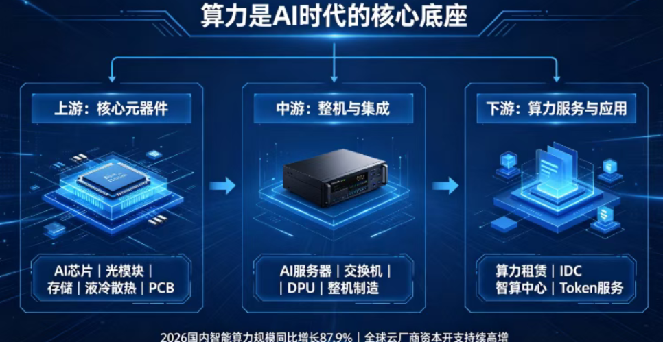 芯片、光模块、存储、液冷，一张图看懂算力产业链：钱到底被谁赚走了？