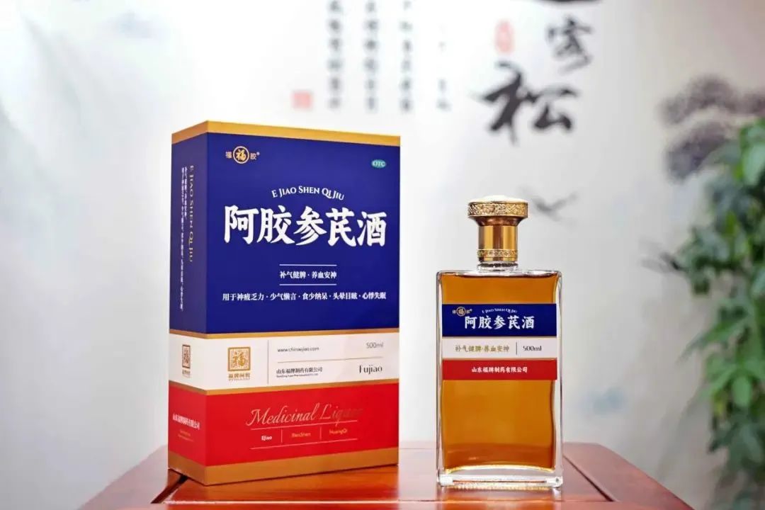 阿胶巨头酿出国家专利美酒福牌阿胶参芪酒霸屏分众