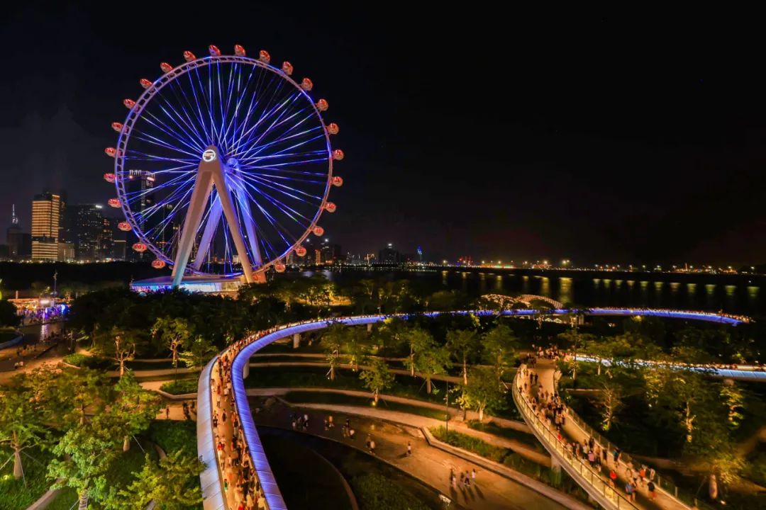 奥雅x茅昊楠数字艺术点亮湾区之光摩天轮深圳宝安欢乐港湾繁星趣活节