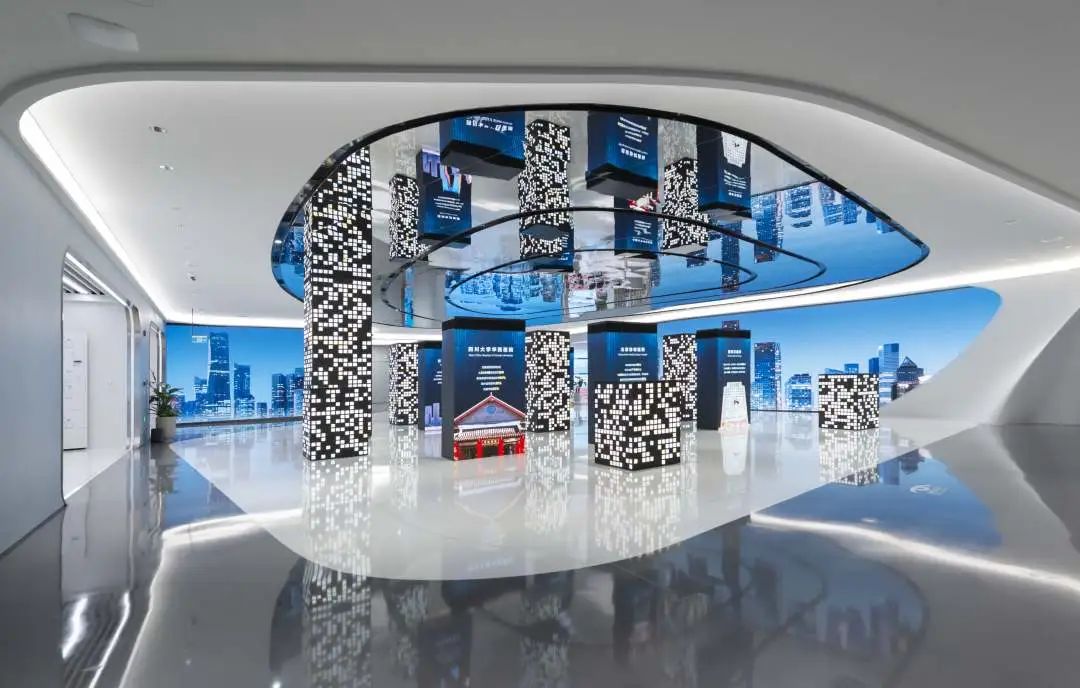 艾比森华为沉浸式数字展厅构筑智慧互联的未来空间