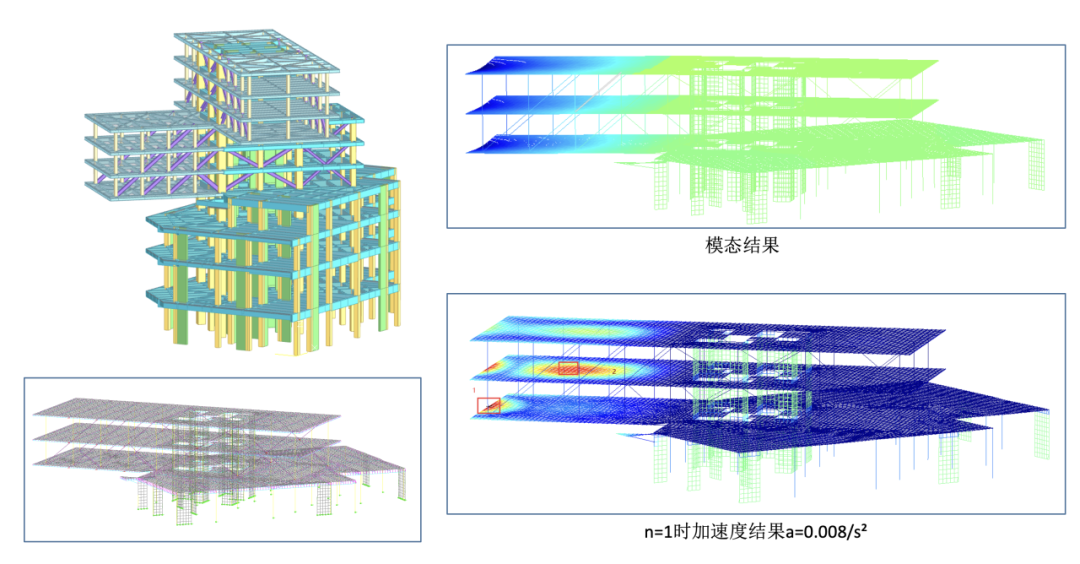 盈建科用戶工程集錦三彈塑性減隔震樓板舒適度