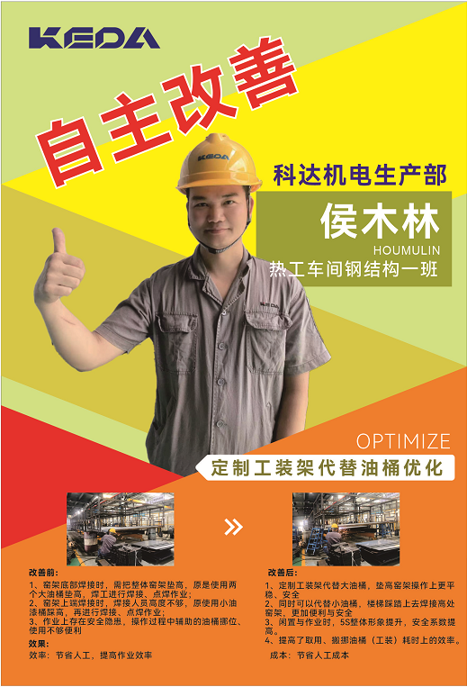 搭建科达陶机精益全员改善体系