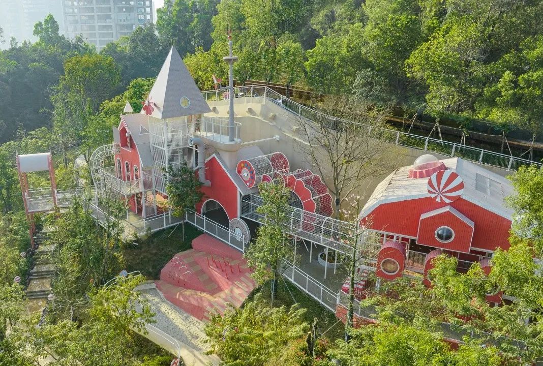 糖心工坊神树梦网除了丰富的游乐设备,龙岗儿童公园还建有游客服务