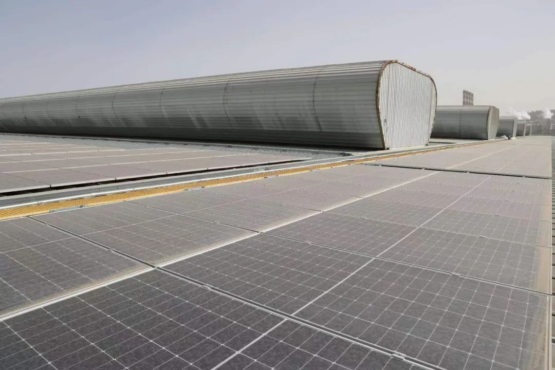 变革创新】包钢股份稀土钢板材厂热轧厂房屋顶光伏发电项目实现并网