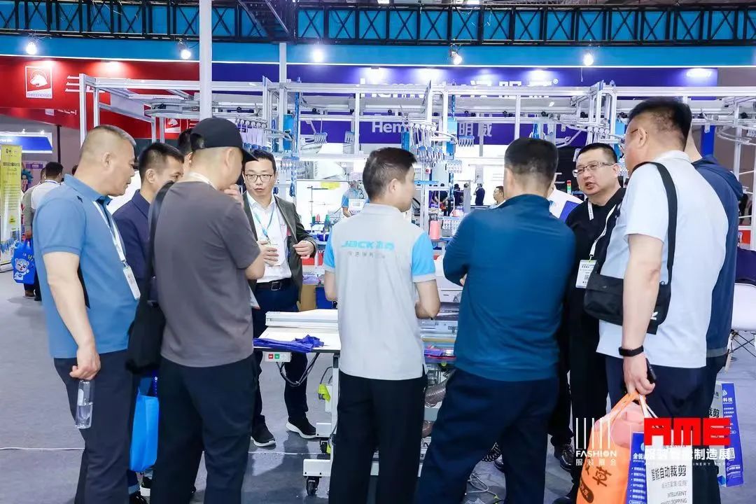 杰克亮相ame智能服装智造展,模板工艺技能大赛火爆全场!