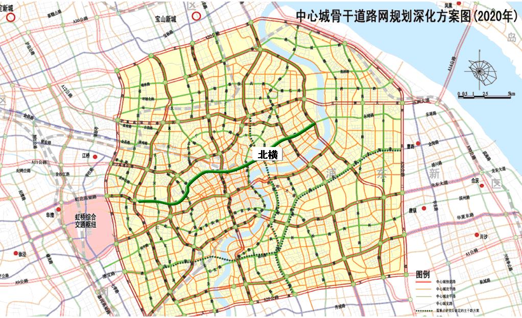 上海北横通道,隧道股份的盘中餐