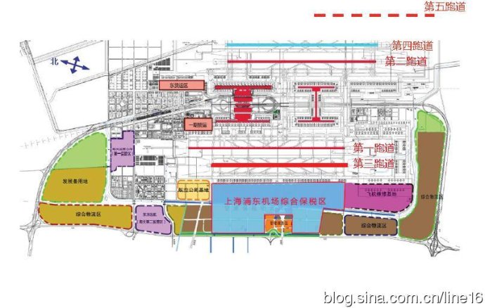 浦东机场远期规划图图片