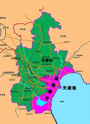 天津港港区分布图图片