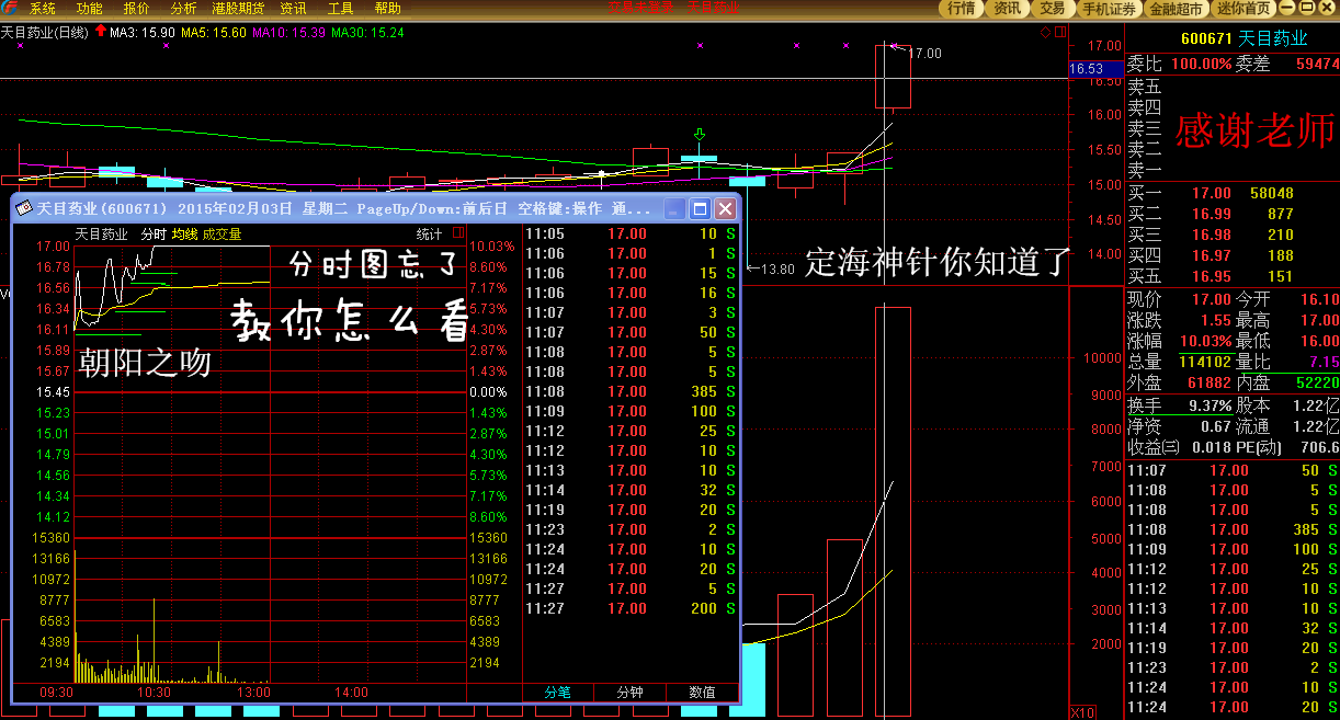 长下引线-定海神针