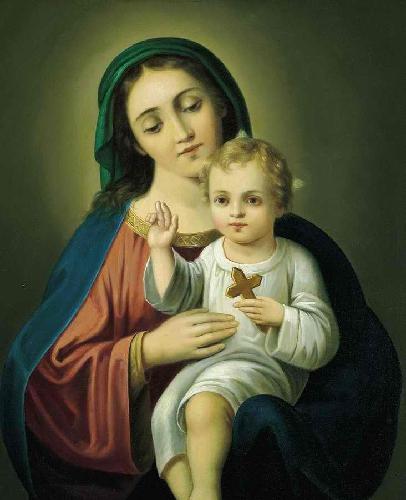 耶稣保佑我们中签母亲节要到了感谢圣母