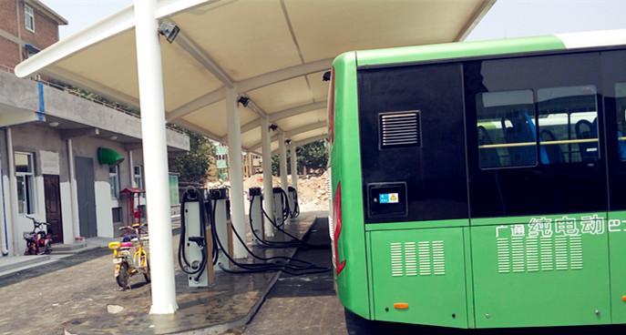 金宏威投建公交充电站在邯郸正式营运