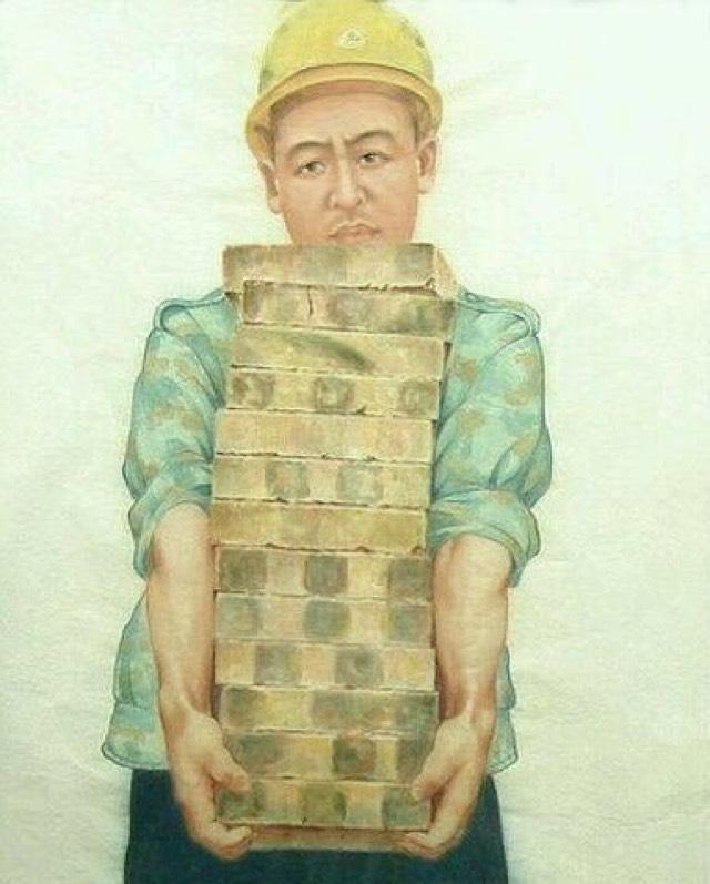 搬砖头砸,狠狠砸盘