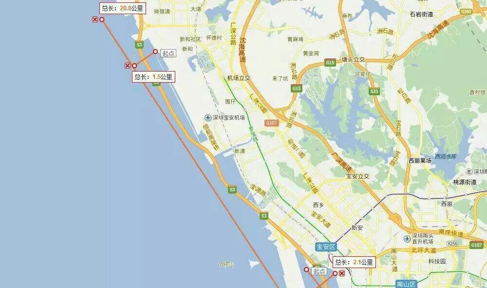 深圳填海正式开始.