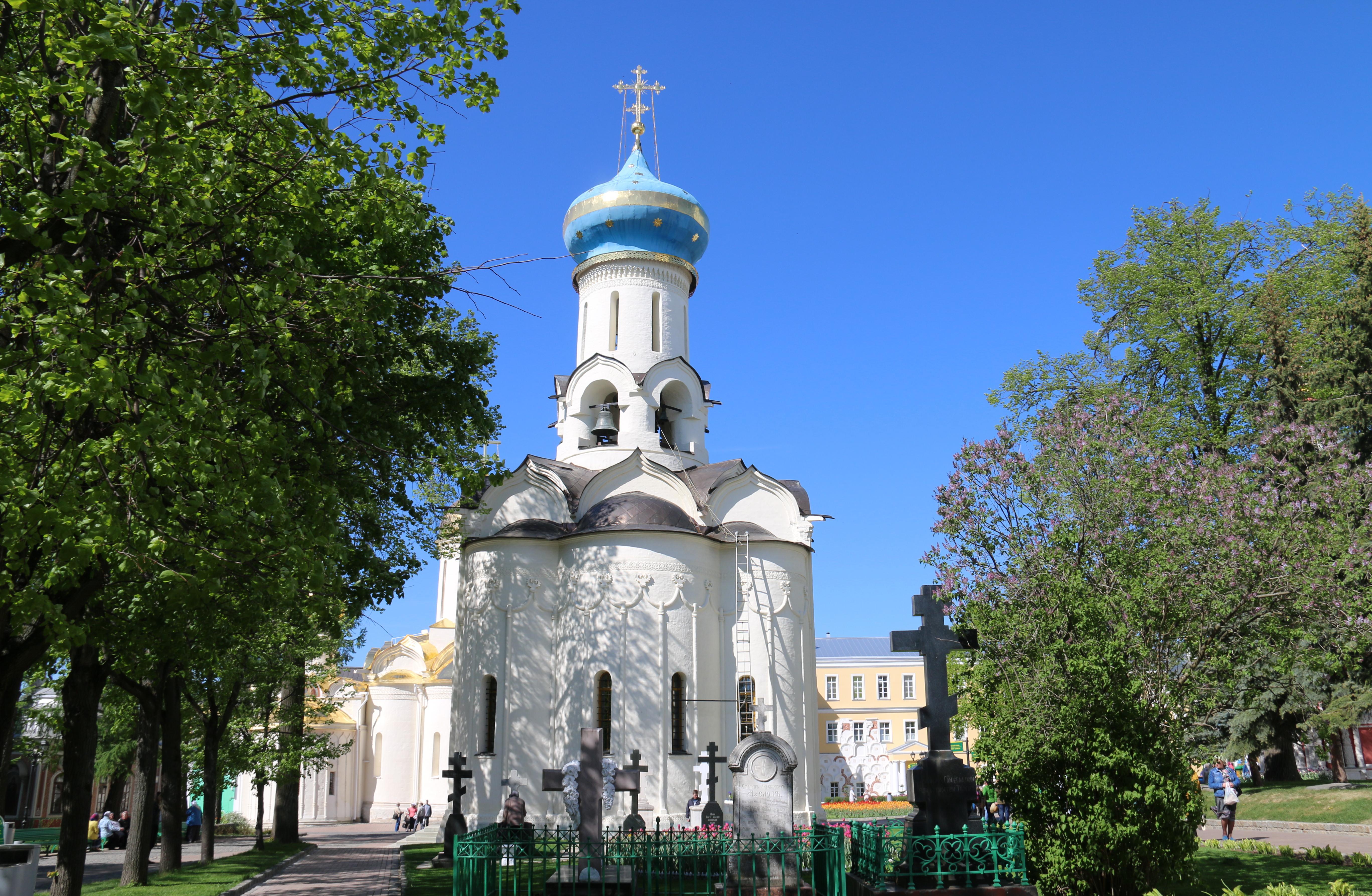 俄罗斯之旅莫斯科谢尔盖三圣大休道院2