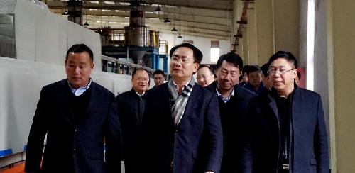 唐山市北路区委书记安晓良航天万源董事长韩树旺一行莅临我司考察