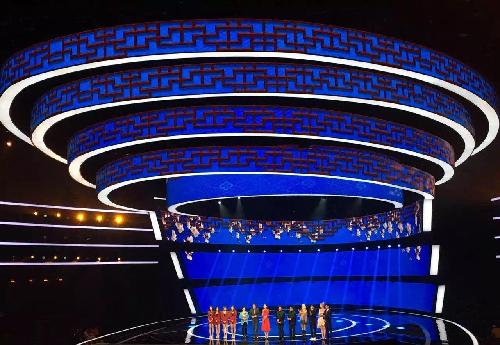 中央电视台中心舞台巨幅彩屏