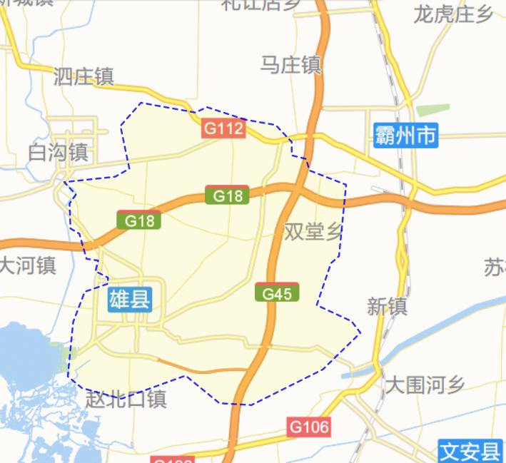 河北省廊坊市霸州地图图片