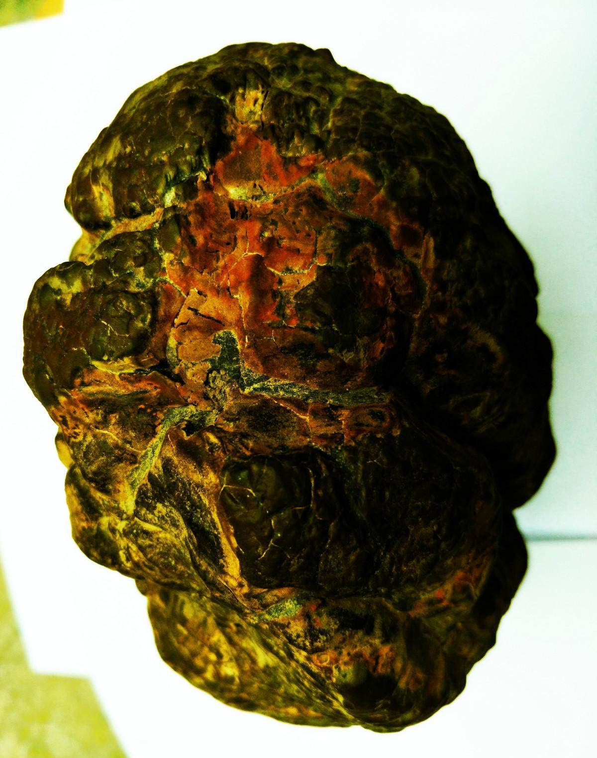 神奇--这砣陨石六面都有图案