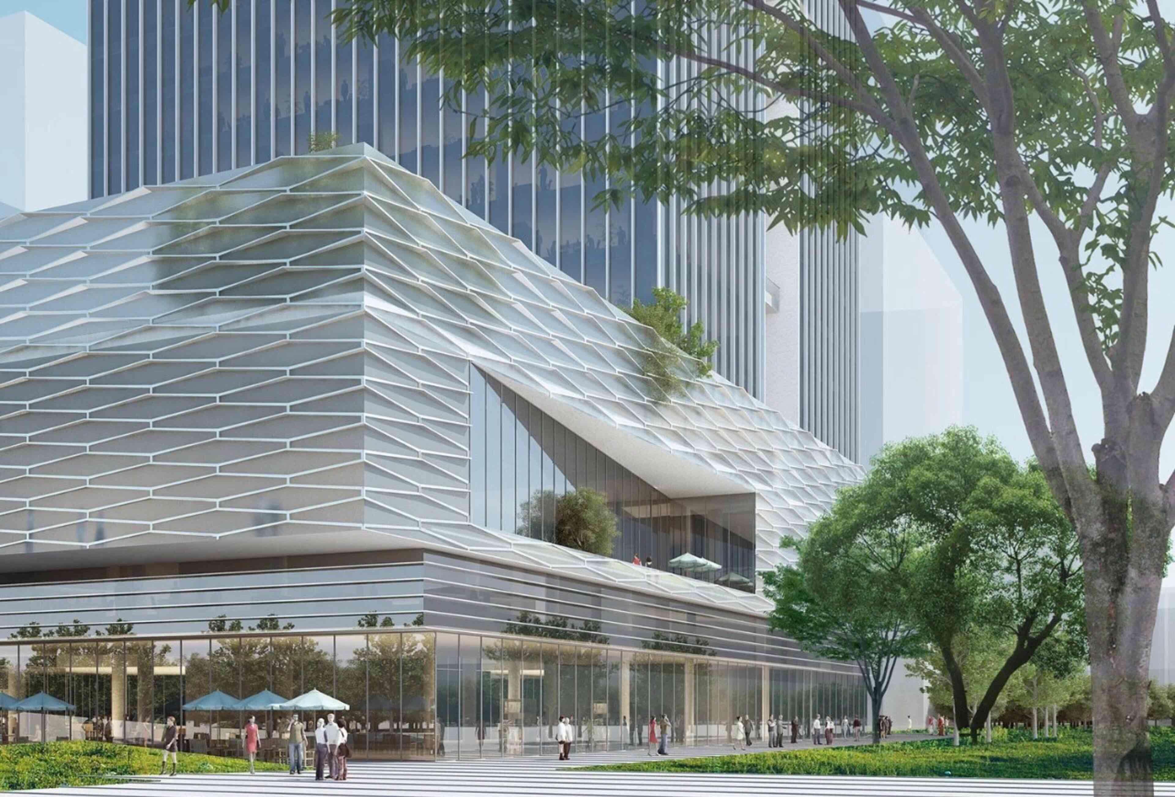 深圳市光明新区贝特瑞总部大厦及新能源技术研究院效果图鼓掌