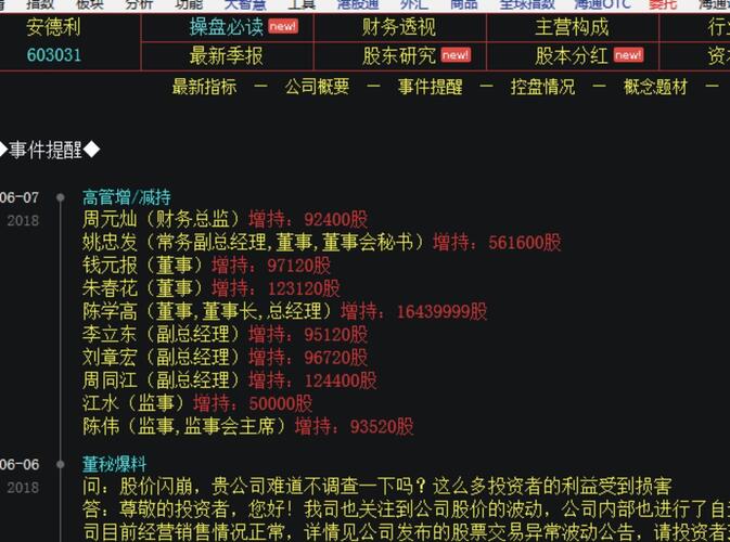 高管增持这么多还要跌这么多吗