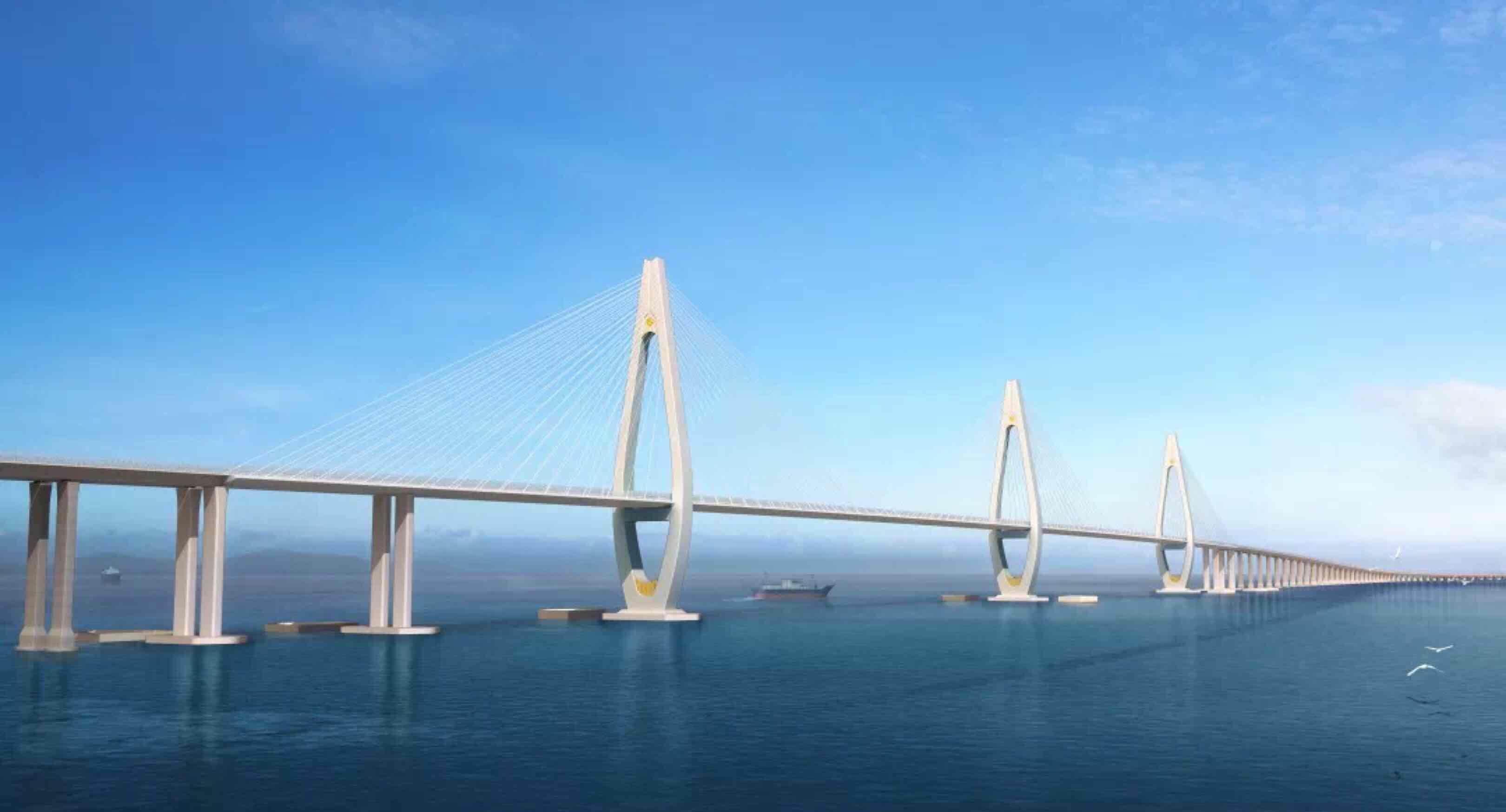 中标 助力世界规模最大的跨海桥梁群 zpmc中标宁波舟