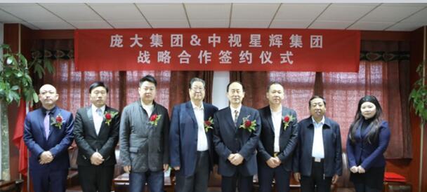 庞大集团与中视星辉集团战略合作签约仪式在京
