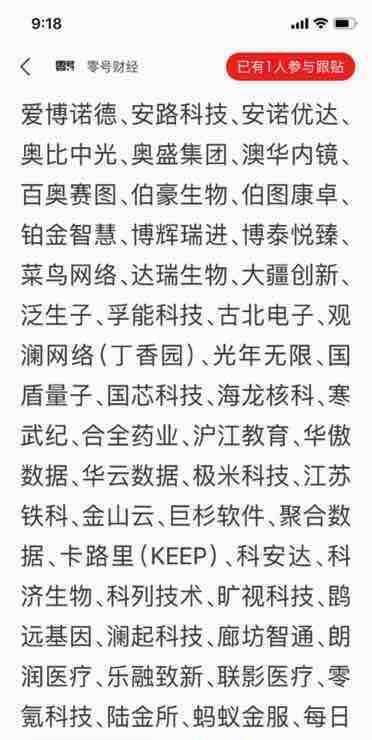 各位大师:看看这些拟申请科创板的企业,哪个和