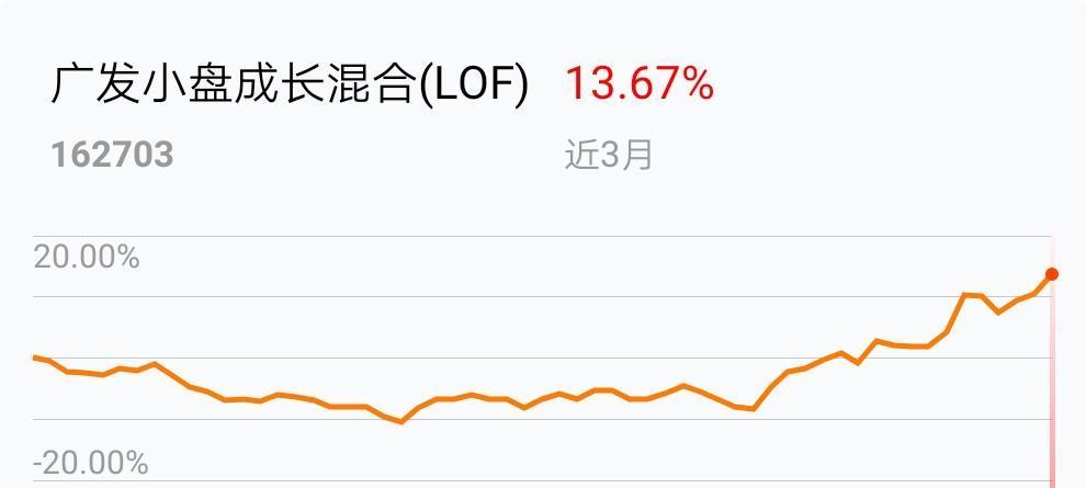 我在2019-03-05 14:30:39买入了广发小盘成长混合(lof),最新