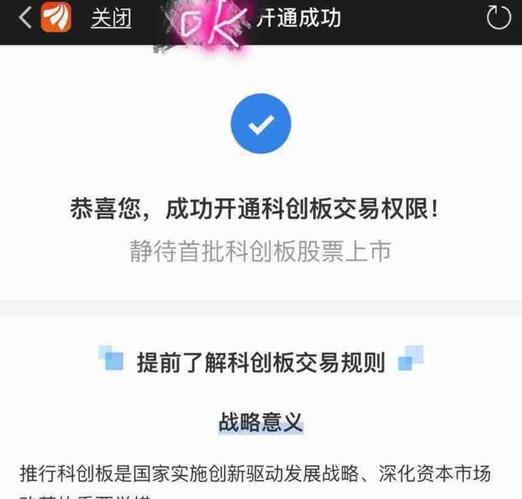 热烈庆祝自己开通科创板交易权限,人民网下周