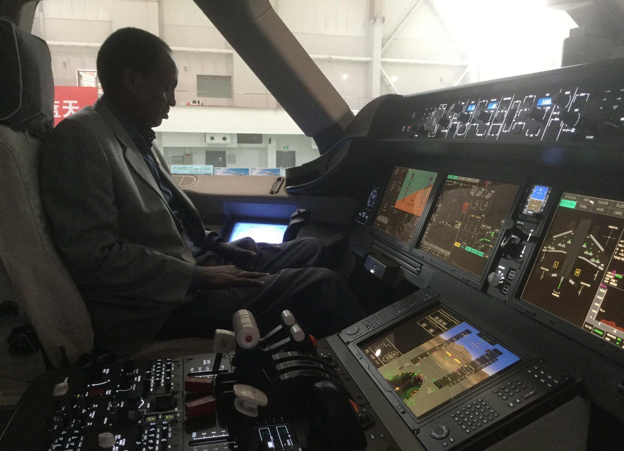 埃塞俄比亚驻华大使参观c919