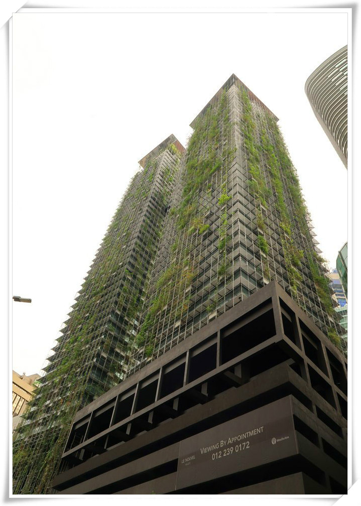 吉隆坡lenouvel给大厦披上绿色外衣使建筑藏于自然